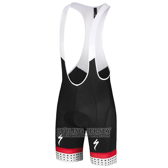 2018 Cycling Jersey Specialized White Red Short Sleeve And Bib Short