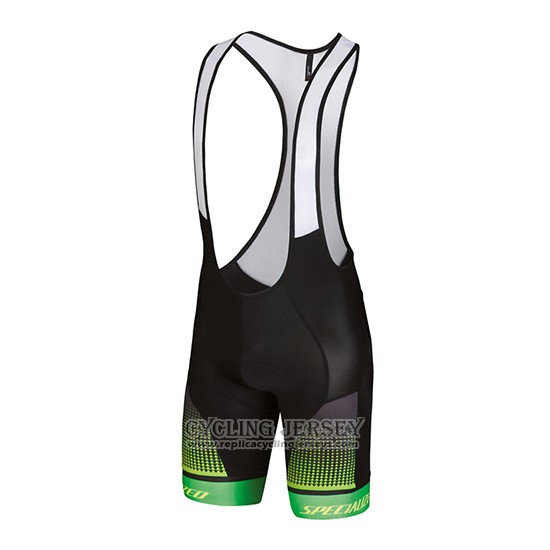 2018 Cycling Jersey Specialized Yellow Green Black Short Sleeve And Bib Short