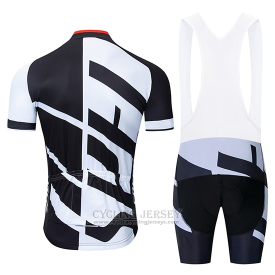 2019 Cycling Jersey Specialized White Black Short Sleeve and Bib Short