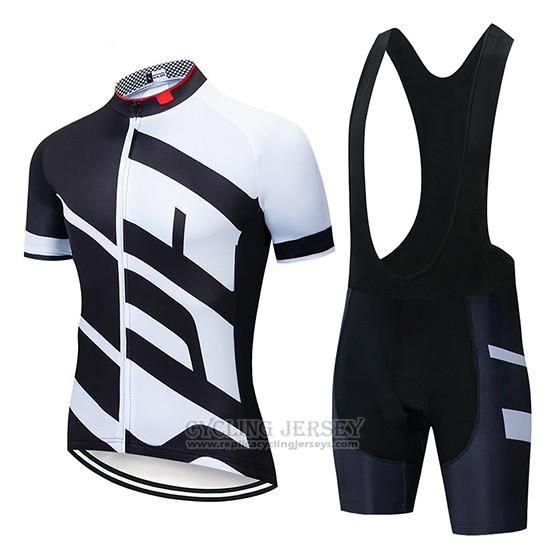 2019 Cycling Jersey Specialized White Black Short Sleeve and Bib Short