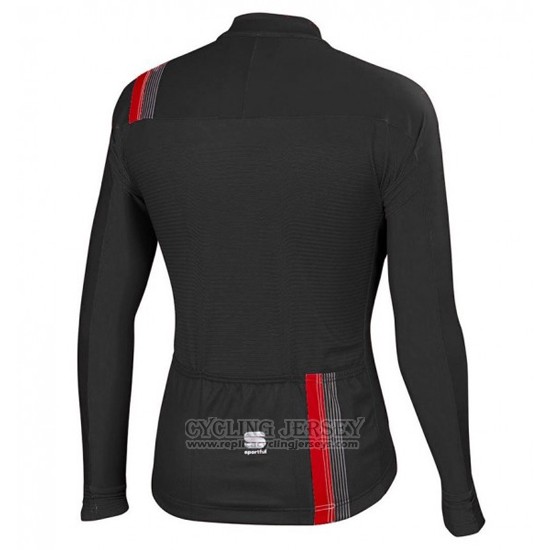 2016 Cycling Jersey Sportful Black Long Sleeve and Bib Tight