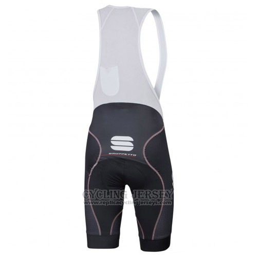 2016 Cycling Jersey Sportful Black and Blue Short Sleeve and Bib Short
