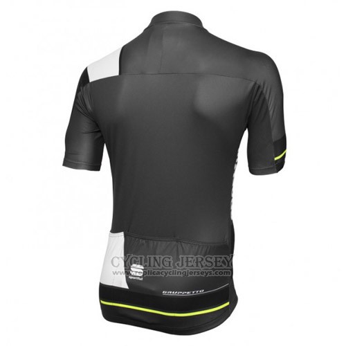 2016 Cycling Jersey Sportful Black and Green Short Sleeve and Bib Short