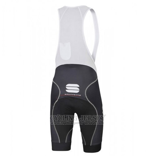 2016 Cycling Jersey Sportful Black and Green Short Sleeve and Bib Short