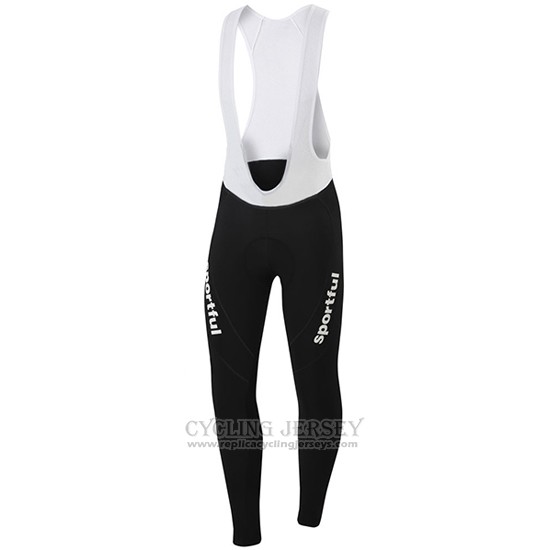 2016 Cycling Jersey Sportful Blue and Green Long Sleeve and Bib Tight