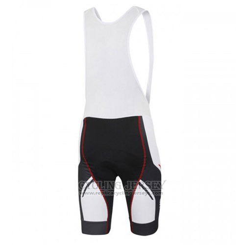 2016 Cycling Jersey Sportful White and Black Short Sleeve and Bib Short