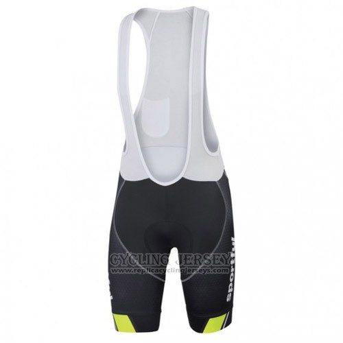 2016 Cycling Jersey Sportful White and Gray Short Sleeve and Bib Short