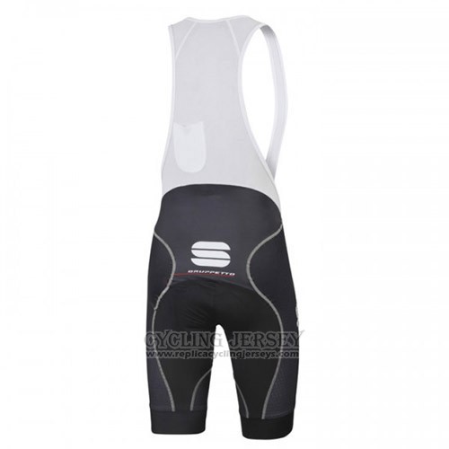 2016 Cycling Jersey Sportful White and Gray Short Sleeve and Bib Short