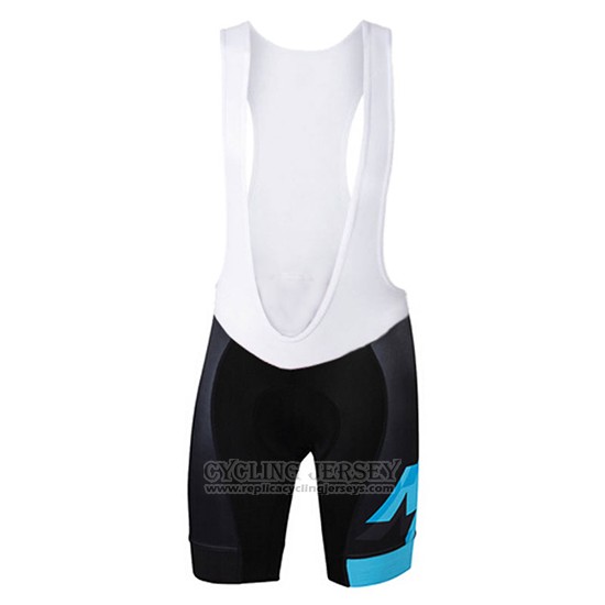 2017 Cycling Jersey Sportful Black and Blue Short Sleeve and Bib Short