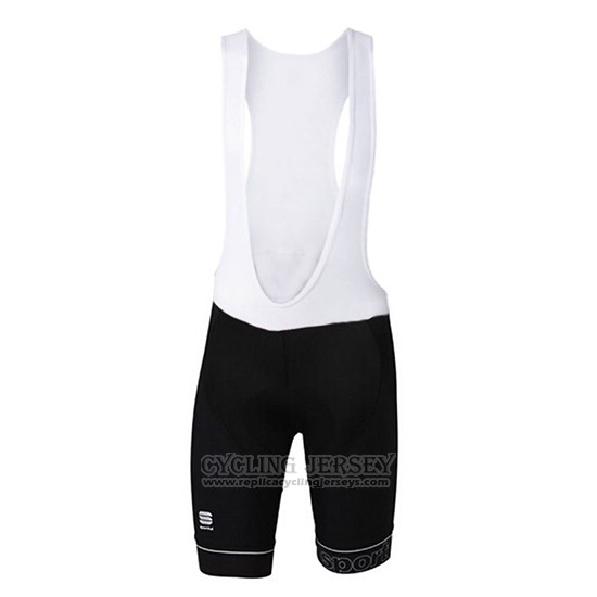 2017 Cycling Jersey Sportful Black and Red Short Sleeve and Bib Short