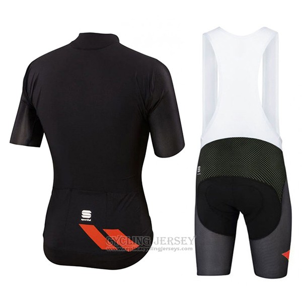 2017 Cycling Jersey Sportful R&d Ultraskin Black Short Sleeve and Bib Short