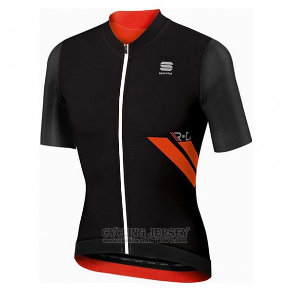 2017 Cycling Jersey Sportful R&d Ultraskin Black Short Sleeve and Bib Short
