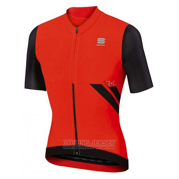 2017 Cycling Jersey Sportful R&d Ultraskin Red Short Sleeve and Bib Short