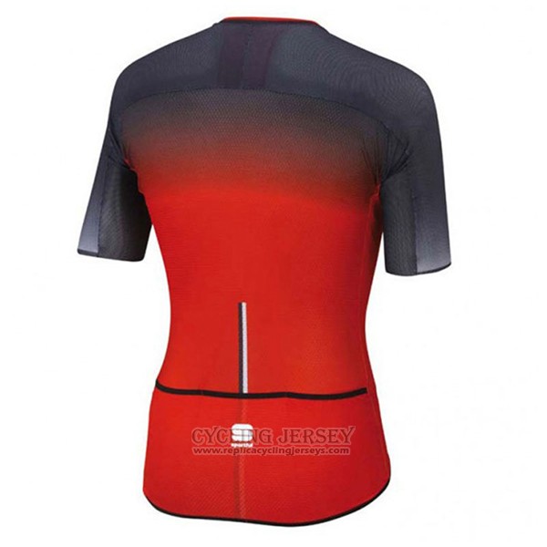 2017 Cycling Jersey Sportful R&d Ultraskin Red and Gray Short Sleeve and Bib Short