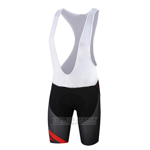 2017 Cycling Jersey Sportful Red and Black Short Sleeve and Bib Short