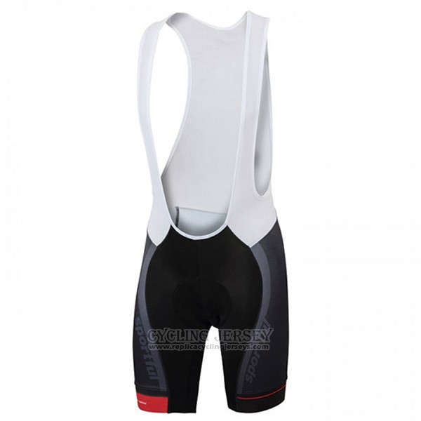 2017 Cycling Jersey Sportful Sc Black Short Sleeve and Bib Short