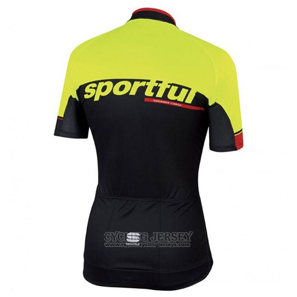 2017 Cycling Jersey Sportful Sc Black and Green Short Sleeve and Bib Short