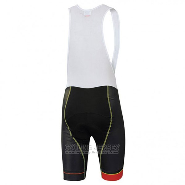 2017 Cycling Jersey Sportful Sc Black and Green Short Sleeve and Bib Short