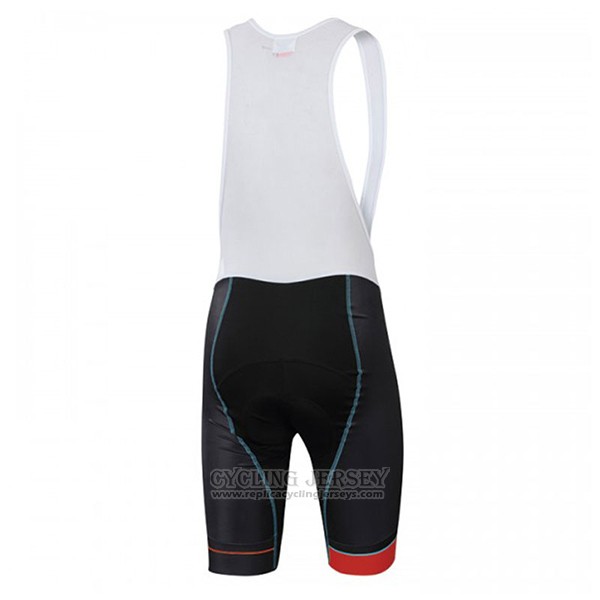 2017 Cycling Jersey Sportful Sc Blue and Black Short Sleeve and Bib Short