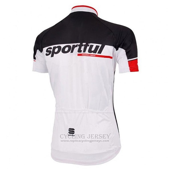 2017 Cycling Jersey Sportful Sc White Short Sleeve and Bib Short