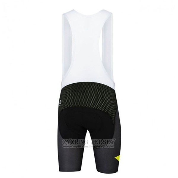 2017 Cycling Jersey Sportful Yellow and Black Short Sleeve and Bib Short