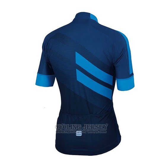 2018 Cycling Jersey Sportful Dark Blue Short Sleeve and Bib Short