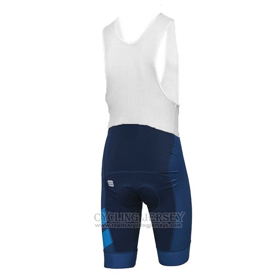 2018 Cycling Jersey Sportful Dark Blue Short Sleeve and Bib Short