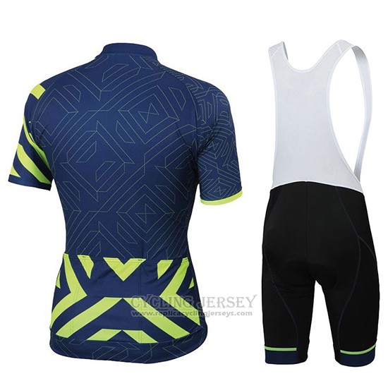 2018 Cycling Jersey Sportful Prism Dark Blue Short Sleeve and Bib Short