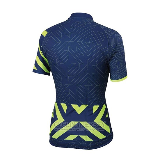 2018 Cycling Jersey Sportful Prism Dark Blue Short Sleeve and Bib Short