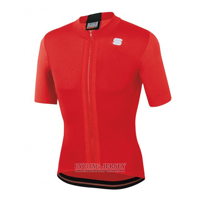 2020 Cycling Jersey Sportful Red Short Sleeve And Bib Short
