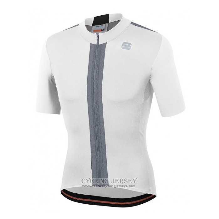 2020 Cycling Jersey Sportful White Short Sleeve And Bib Short