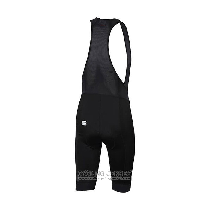 2021 Cycling Jersey Sportful Black Short Sleeve And Bib Short