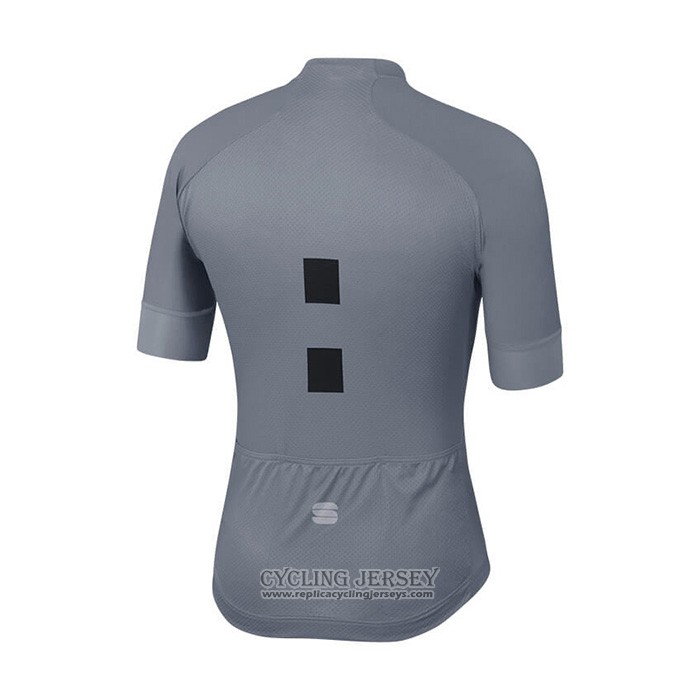 2021 Cycling Jersey Sportful Gray Orange Short Sleeve And Bib Short