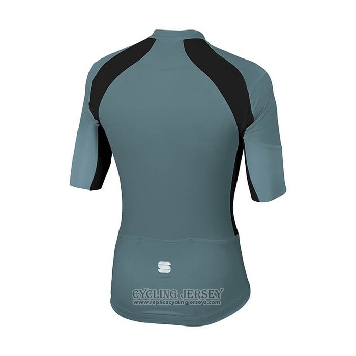 2021 Cycling Jersey Sportful Gray Short Sleeve And Bib Short
