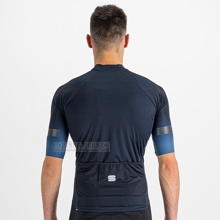 2023 Cycling Jersey Sportful Deep Blue Short Sleeve and Bib Short