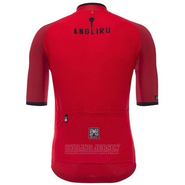 2017 Cycling Jersey Angliru Vuelta Espana Red Short Sleeve ...