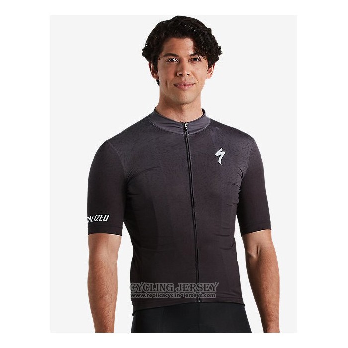 2021 Cycling Jersey Specialized Black Short Sleeve And Bib Short