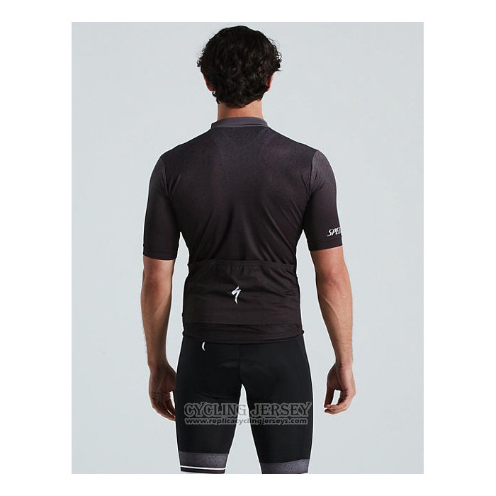 2021 Cycling Jersey Specialized Black Short Sleeve And Bib Short