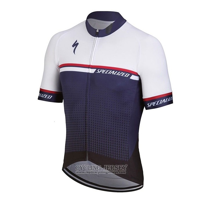 2021 Cycling Jersey Specialized Blue Short Sleeve And Bib Short