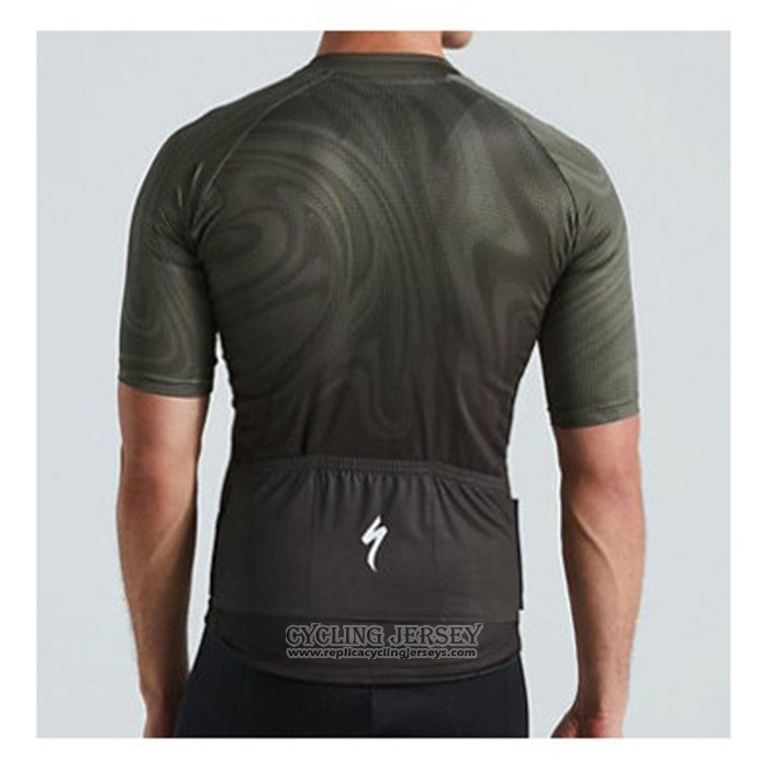 2021 Cycling Jersey Specialized Deep Green Short Sleeve And Bib Short