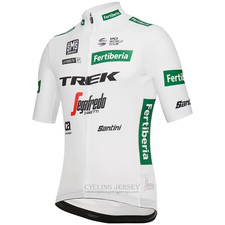 2018 Cycling Jersey Trek Segafredo White Green Short Sleeve and Bib ...