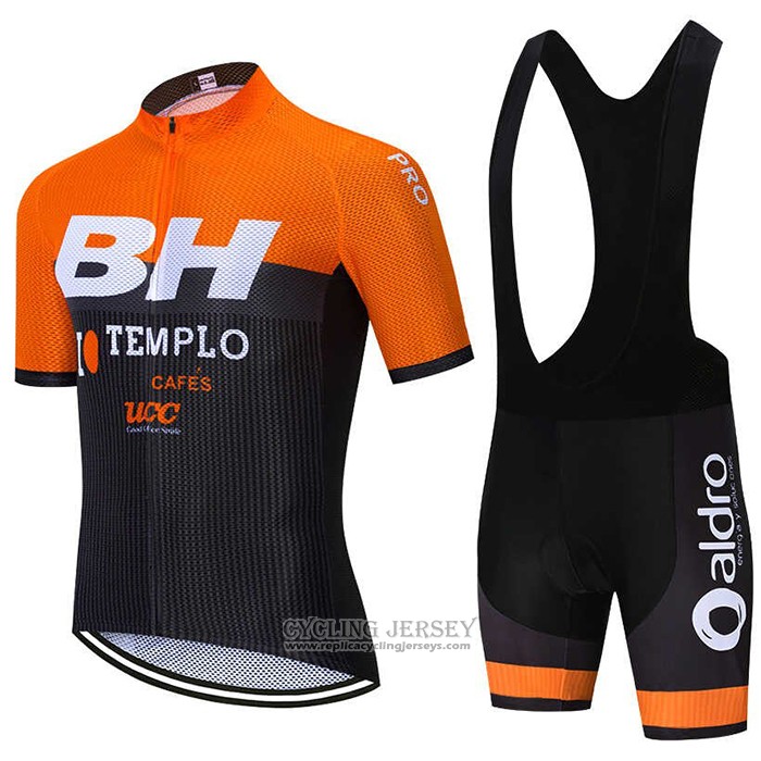 2020 Cycling Jersey Bh Templo Orange White Black Short Sleeve And Bib Short