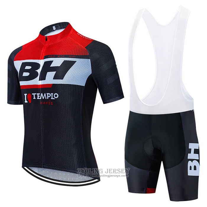 2020 Cycling Jersey Bh Templo Red White Black Short Sleeve And Bib Short