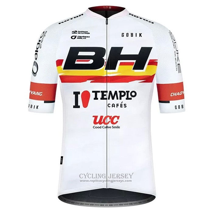 2021 Cycling Jersey Bh Templo White Short Sleeve And Bib Short