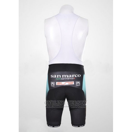 2012 Cycling Jersey Bianchi Black and Orange Short Sleeve and Bib Short