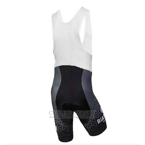 2018 Cycling Jersey Bianchi Attone White and Green Short Sleeve and Bib Short