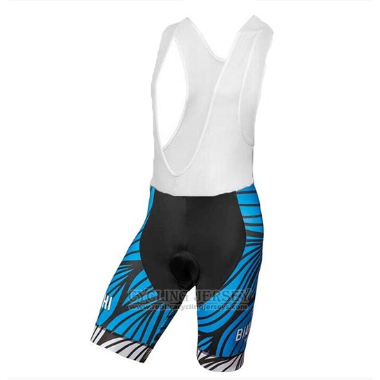 2018 Cycling Jersey Bianchi Caina Blue Short Sleeve and Bib Short