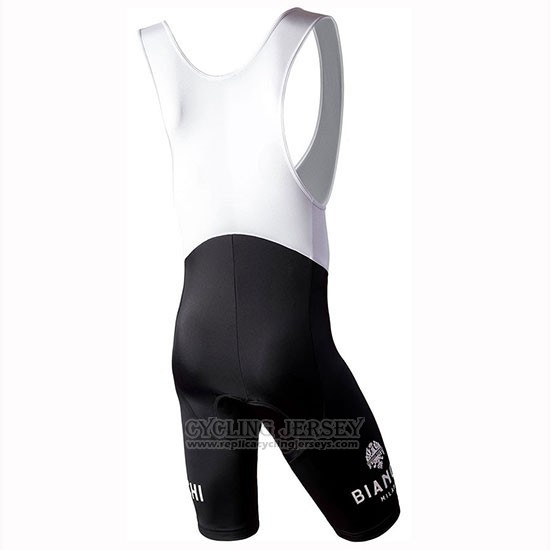 2019 Cycling Jersey Bianchi Milano Conca Black Red Short Sleeve and Bib Short