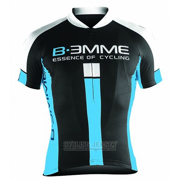 2017 Cycling Jersey Biemme Identity Black and Blue Short Sleeve and Bib Short
