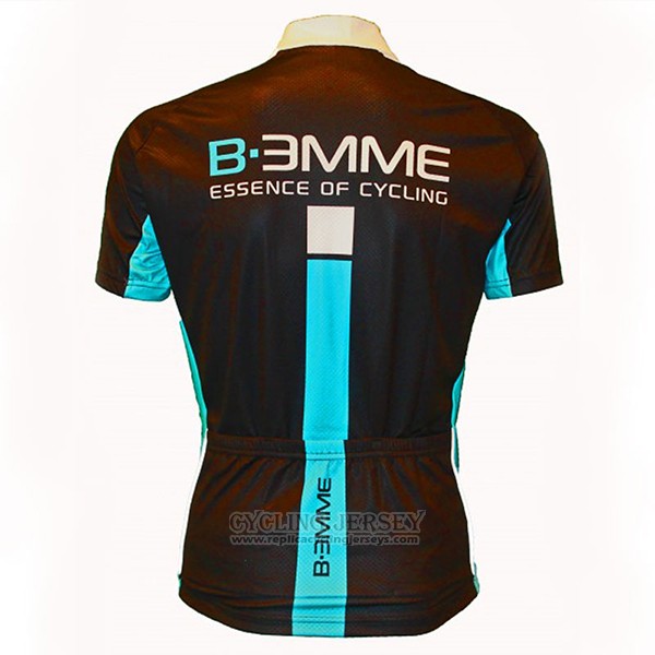 2017 Cycling Jersey Biemme Identity Black and Blue Short Sleeve and Bib Short